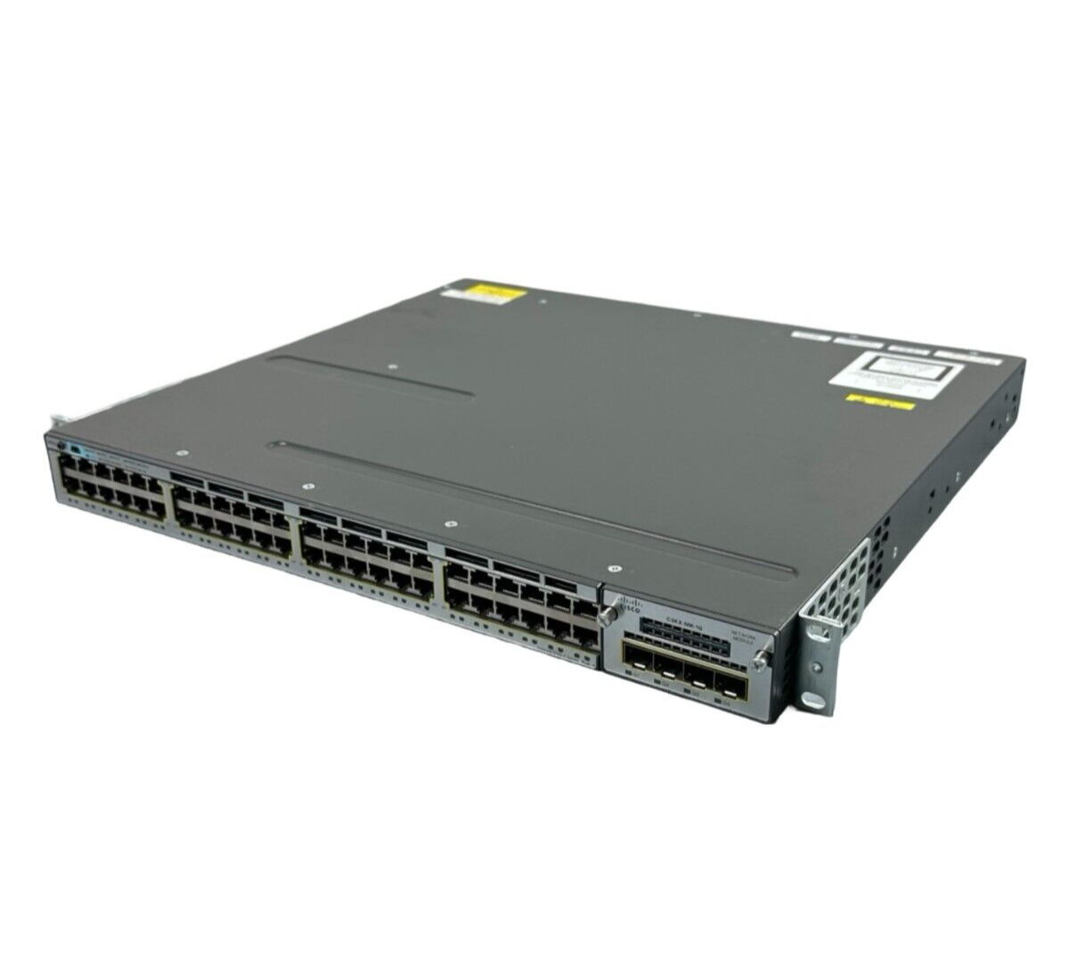 Cisco Switch WS-C3750X-48P-S V06  C3KX-NM-1G Netzwerk-Switch 48-Port  1Gbps