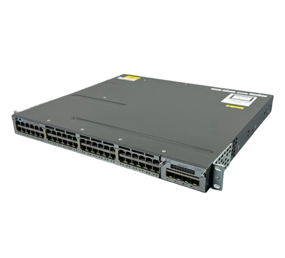 Cisco Switch WS-C3750X-48P-S V06  C3KX-NM-1G Netzwerk-Switch 48-Port  1Gbps