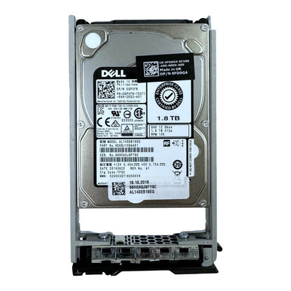 DELL 1,8TB HDD SAS 12Gbps 10K 0GP3FR AL14SEB18EQ  0FDDG4  HDEBJ10DAA51 + Caddy