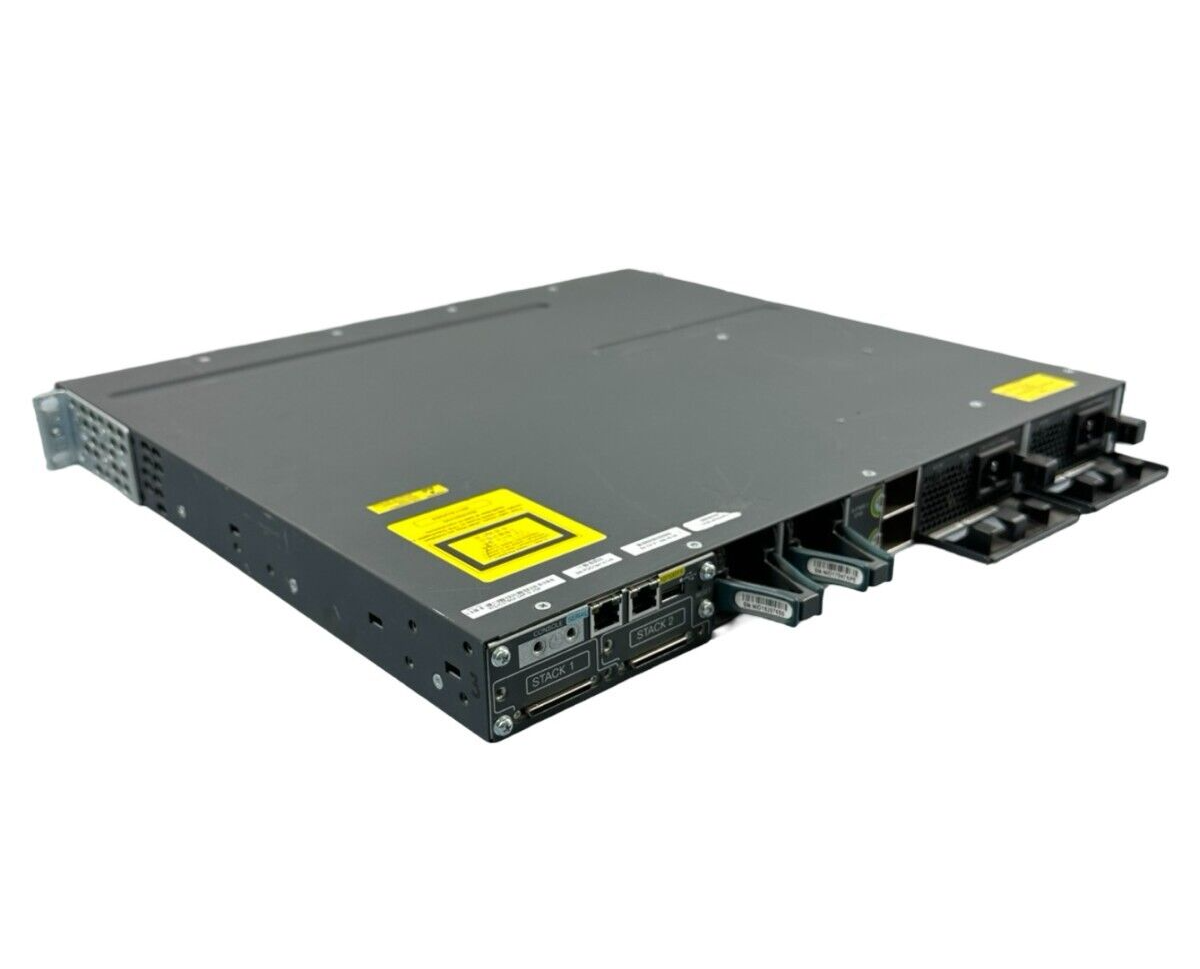 Cisco Switch WS-C3750X-24P-S V04   PoE+ 1000Mbits  24Ports