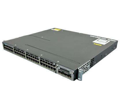 Cisco Switch WS-C3750X-48P-S V04  C3KX-NM-10G Netzwerk-Switch 48-Port  10Gbps