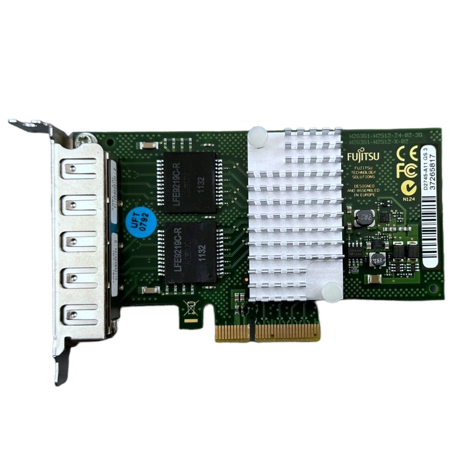 Fujitsu D2745-A11 GS 3  Quad Port Gigabit Adapter  Low Profile