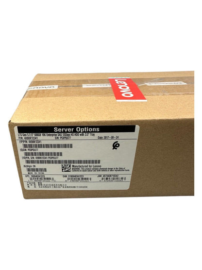 Lenovo 600GB SAS Festplatte 10k SAS  25  12G LFF  4XB0K12341  00XH231