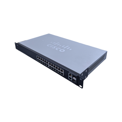 Cisco SF200-24FP- x24 Ports (RJ-45) X2 Combo-Ports (Gigabit Ethernet/SFP)