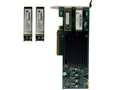 Fujitsu P011324-21G_001  Dual Port Fibre mit 2 Finisar FTLF8528P3BNV-EM Tranc.
