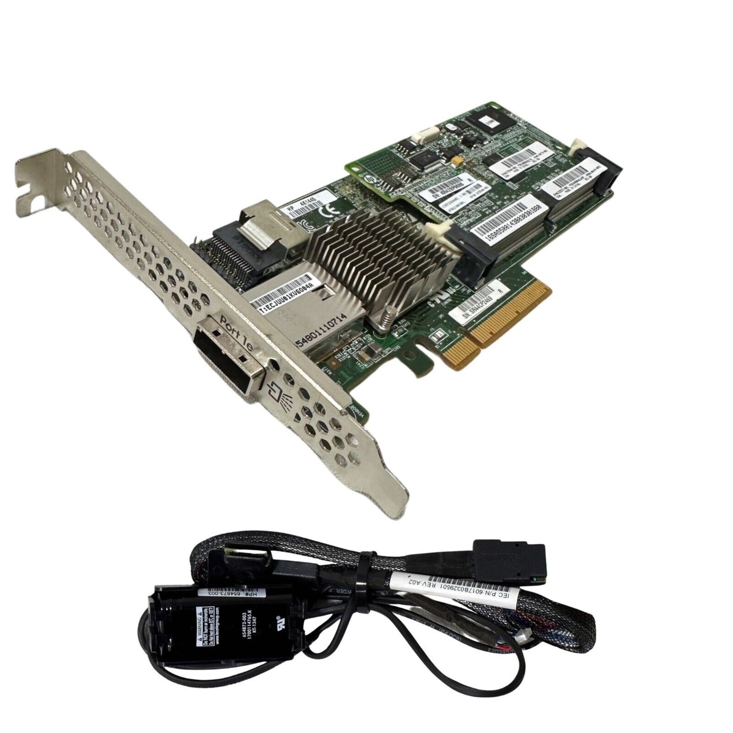HP Smart Array P222 6G PCIe 6G PCIe x8 3.0 633540 / 633537 with cable+battery