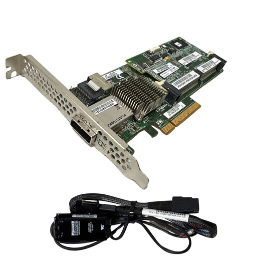 HP Smart Array P222 6G PCIe 6G PCIe x8 3.0 633540 / 633537 with cable+battery