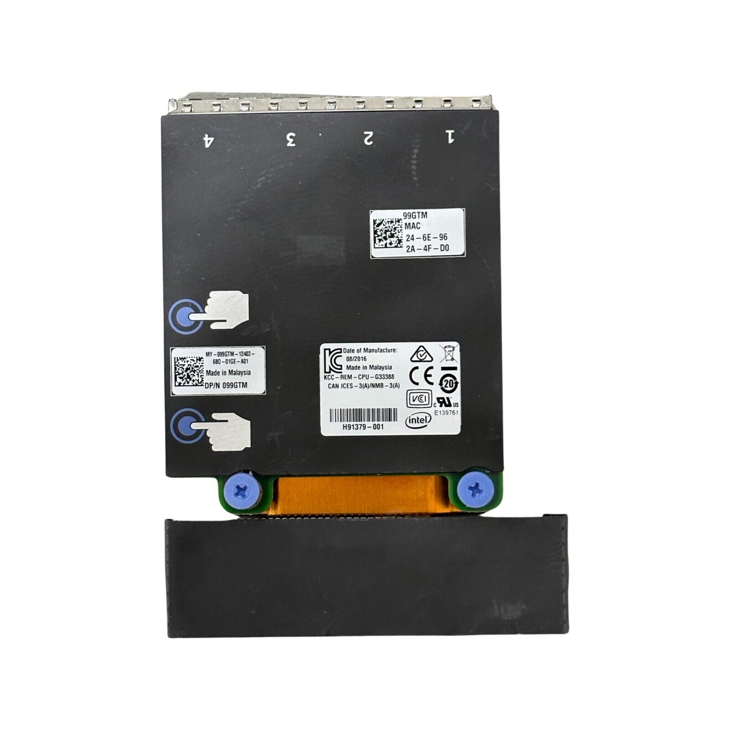 Dell 99GTM Intel X540 I350 2 x 10GbE + 2 x GbE Quad Port Base-T Daughter Card