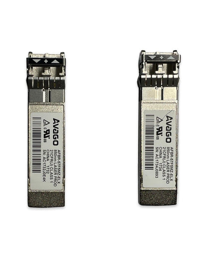 Fujitsu Emulex P001219-01D Dual Port Fibre mit 2 Avago AFBR-57F5MZ-ELXT ranc.