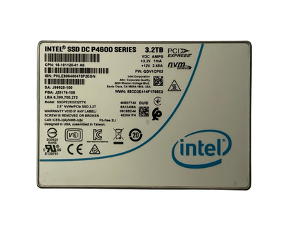 Intel DC P4600 Series SSDPE2KE032T7K SSD 3.2TB, 16-101120-01 A0/ NVMe-PCIe