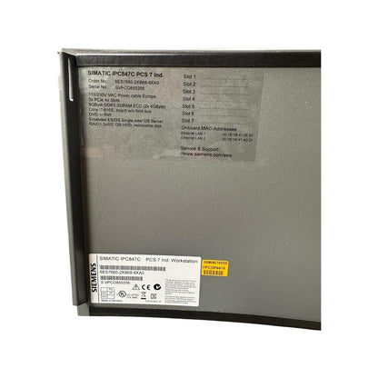 SIEMENS SIMATIC IPC847C Industrie PC 6ES7660-2XB68-8XA0 Intel Core I7 810E