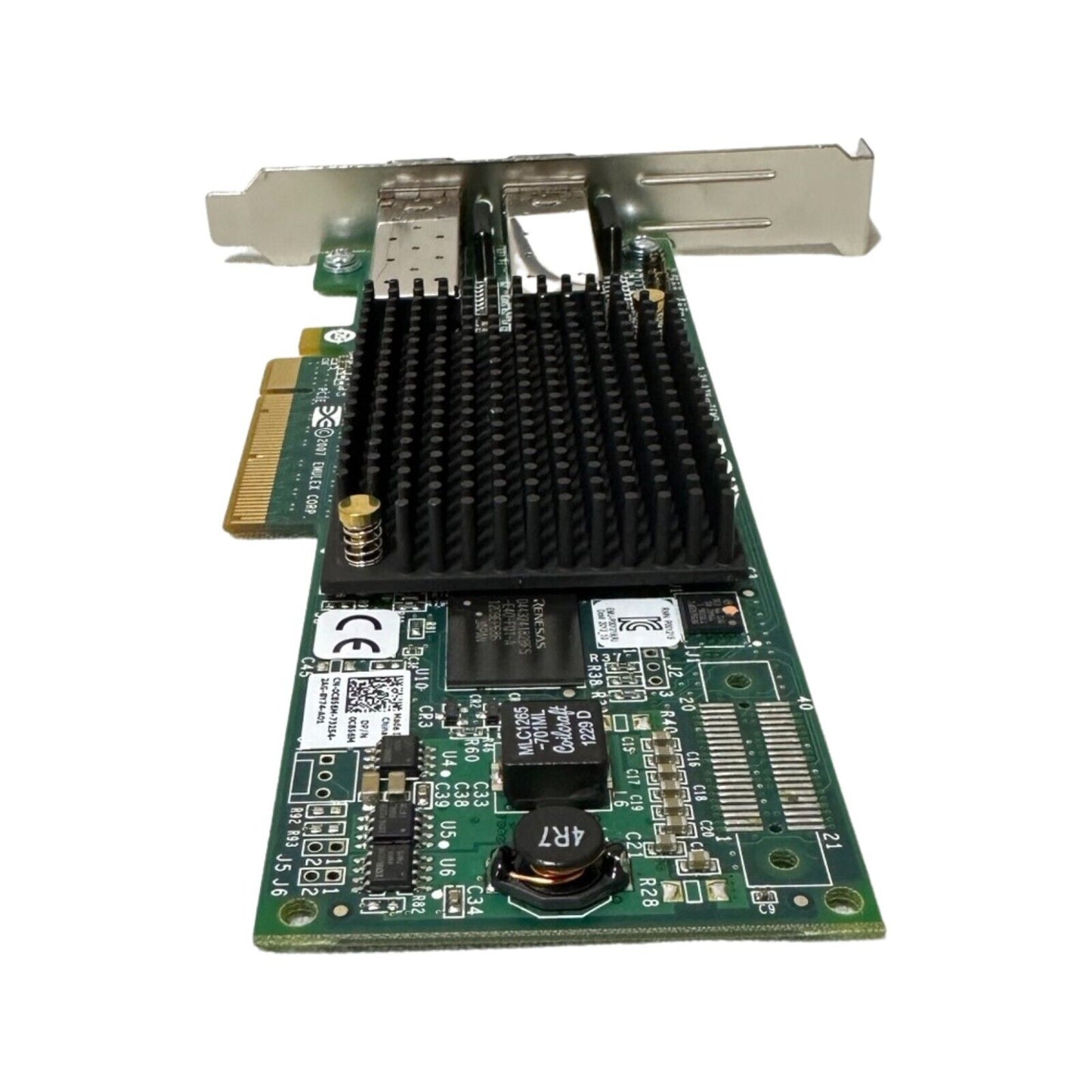 Dell 0C856M Emulex 8Gbps Dual Port PCIe x8 Fibre Channel FC Card HBA LPE12002